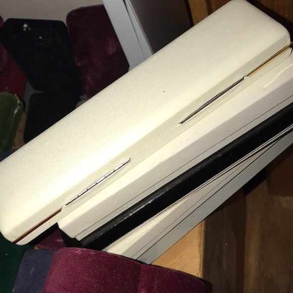 Lot of Jewelry Gift boxes - velvet, fabric, paper in very good condition! - Picture 4 of 8